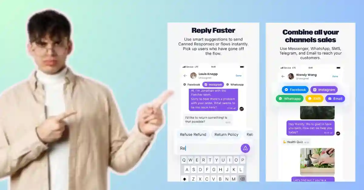 ManyChat Automatiza tu Negocio clientes efectivos 1 Cómo usar ManyChat para Potenciar tu Instagram en 2024", destacando estrategias de automatización y marketing