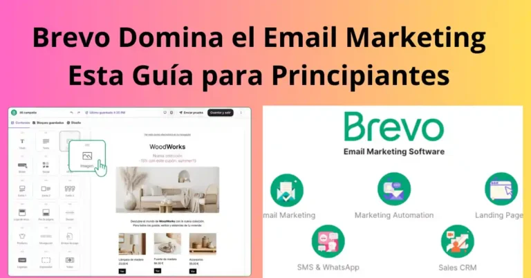Brevo: Guía Completa de Email Marketing para Principiantes y Expertos", destacando estrategias y herramientas clave