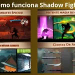 Shadow Fight 2 El Desafío Definitivo para Dominar las Sombras", destacando los combates épicos y habilidades necesarias para vencer