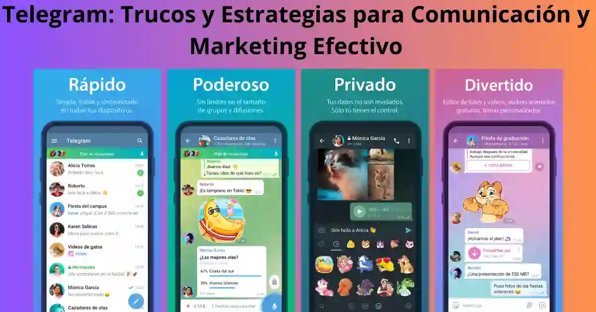 Telegram: Trucos y Estrategias para Comunicación y Marketing Efectivo 1 Estrategias de marketing y comunicación efectiva en Telegram