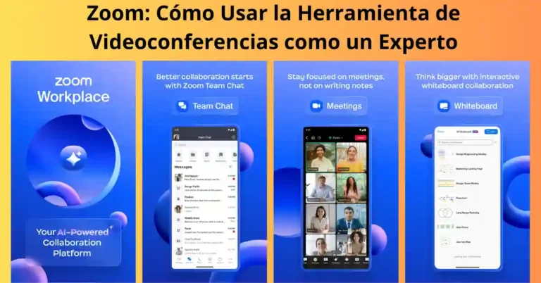 Zoom: Cómo Usar la Herramienta de Videoconferencias como un Experto", destacando consejos y trucos para reuniones virtuales efectivas