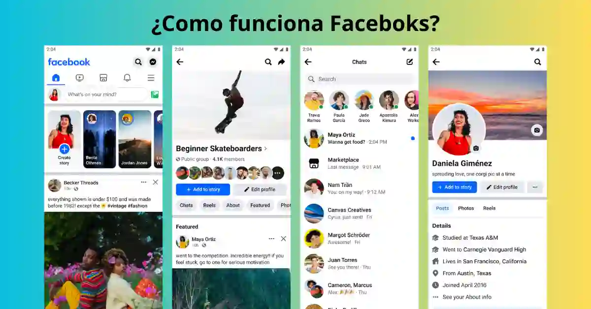 Facebook: Como Funciona y Sus Beneficios en Redes Sociales 1 Facebook: Cómo Funciona y Sus Beneficios en Redes Sociales", destacando las principales características y ventajas de esta plataforma