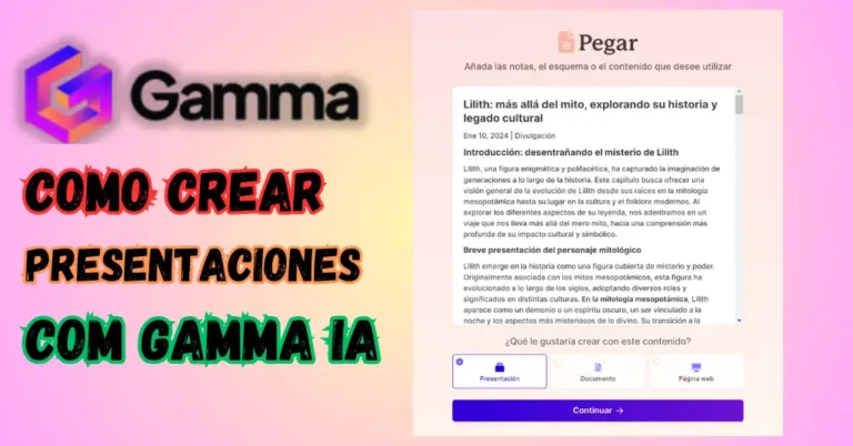 Gamma IA, la herramienta de inteligencia artificial para crear presentaciones visualmente impactantes y estructuradas