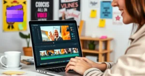 Pantalla de Windows mostrando cómo acceder a la Microsoft Store para descargar Clipchamp