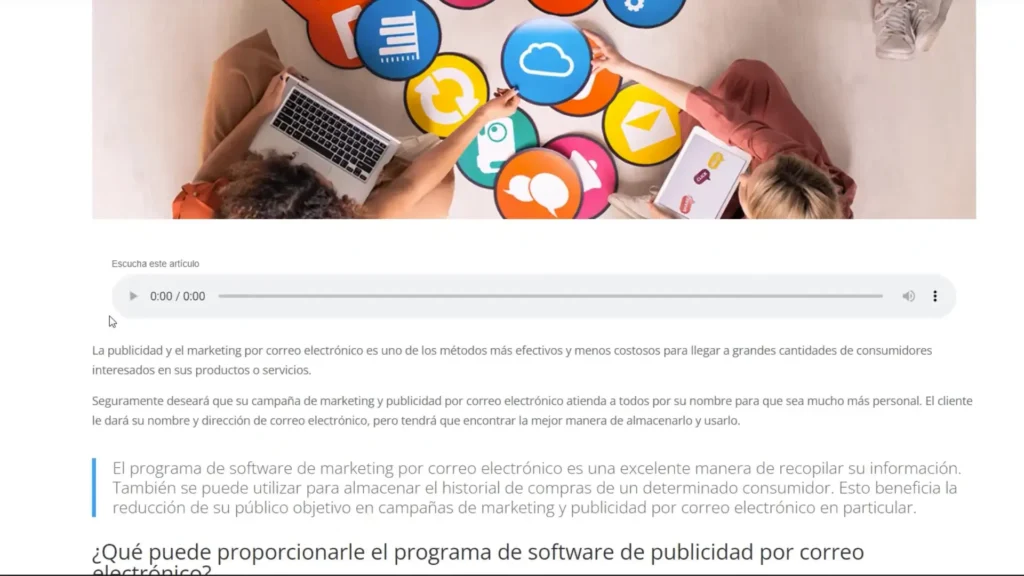 Amazon Polly: Cómo Generar Tráfico A Mi Web Con Texto A Voz 4 Imagen que muestra la selección de voces en Amazon Polly, permitiendo elegir entre diferentes tonos, géneros y acentos para personalizar la experiencia de conversión de texto a voz según las necesidades del usuario