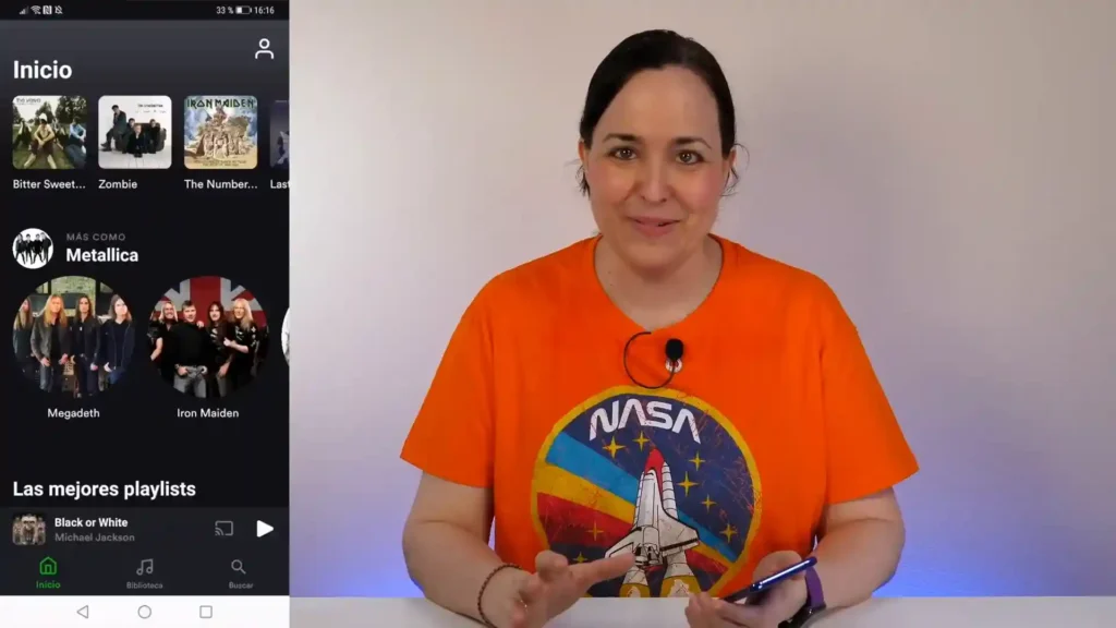 ESound: La app de música gratis que tienes que probar 2 Imagen ilustrativa de una interfaz de usuario moderna, amigable y fácil de usar. Elementos bien organizados, navegación intuitiva y diseño accesible que mejoran la experiencia del usuario en aplicaciones móviles y software