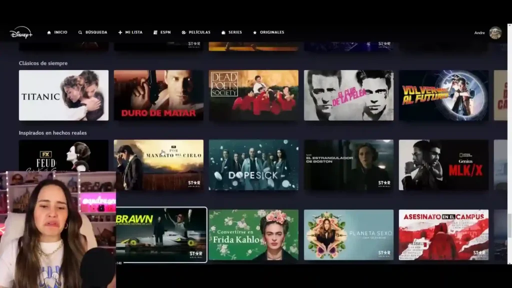 Imagen ilustrativa del catálogo de STAR en Disney+, mostrando series y películas dirigidas a un público adulto, con títulos de drama, comedia, acción y más. Explora cómo esta sección amplía la oferta de contenido en la plataforma y qué producciones destacan dentro de su catálogo