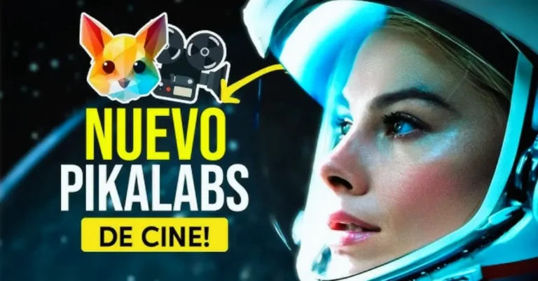 Pika Labs en acción, generando un video a partir de una imagen con inteligencia artificial