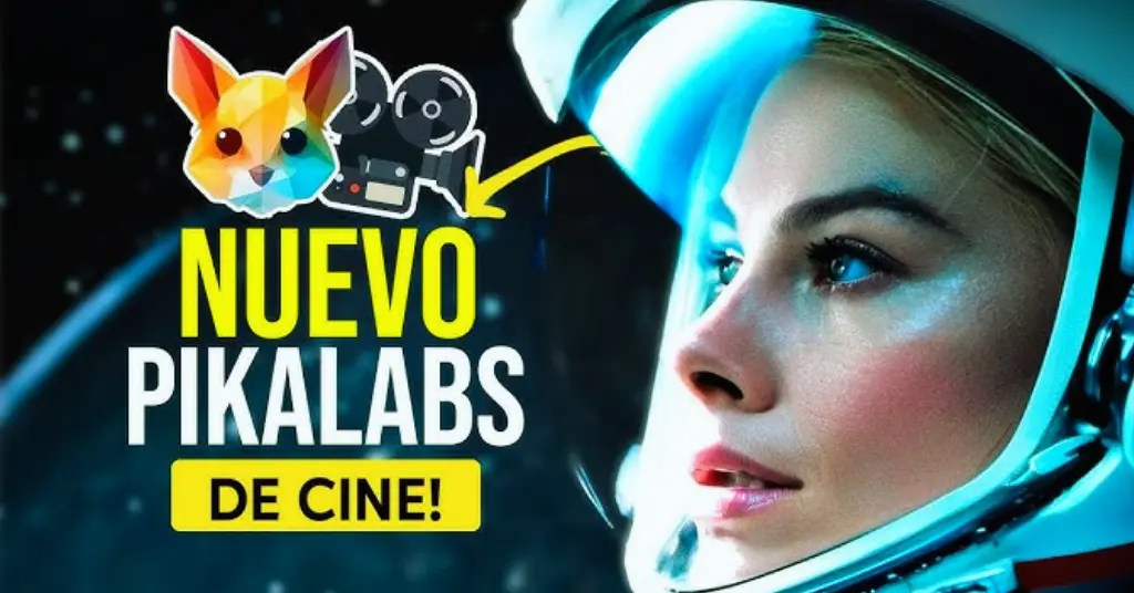 Pika Labs en acción, generando un video a partir de una imagen con inteligencia artificial