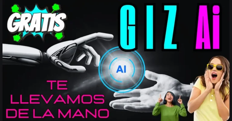 Interfaz de GIZ AI mostrando acceso gratuito a diversas herramientas de inteligencia artificial
