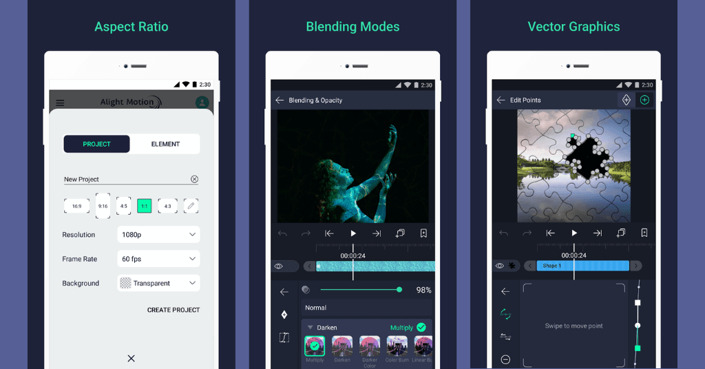 Cómo Crear Videos Profesionales con Alight Motion 3 donde se aplican efectos como filtros, ajustes de color, desenfoques y transiciones a fotos o videos. Este proceso permite personalizar y realzar el contenido para redes sociales, presentaciones o proyectos creativos.