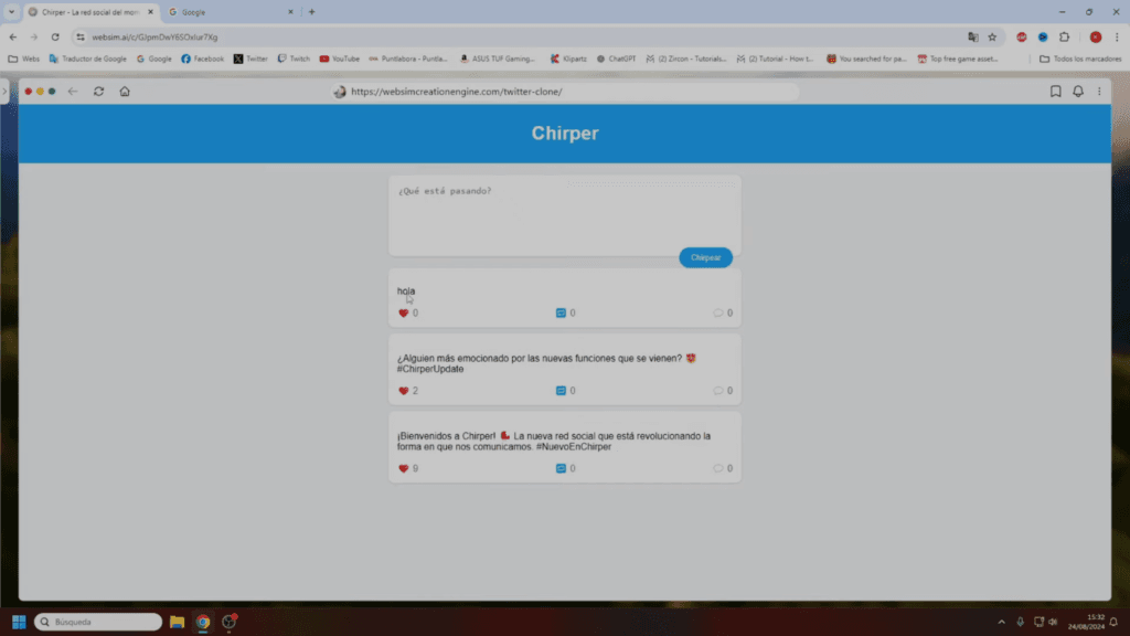 Websim.ai:Crea APPS sin Código en SEGUNDOS por IA ILIMITADA 4 Gracias a herramientas impulsadas por inteligencia artificial, como Websim.ai, construir una red social personalizada ya no es una tarea exclusiva de desarrolladores expertos
