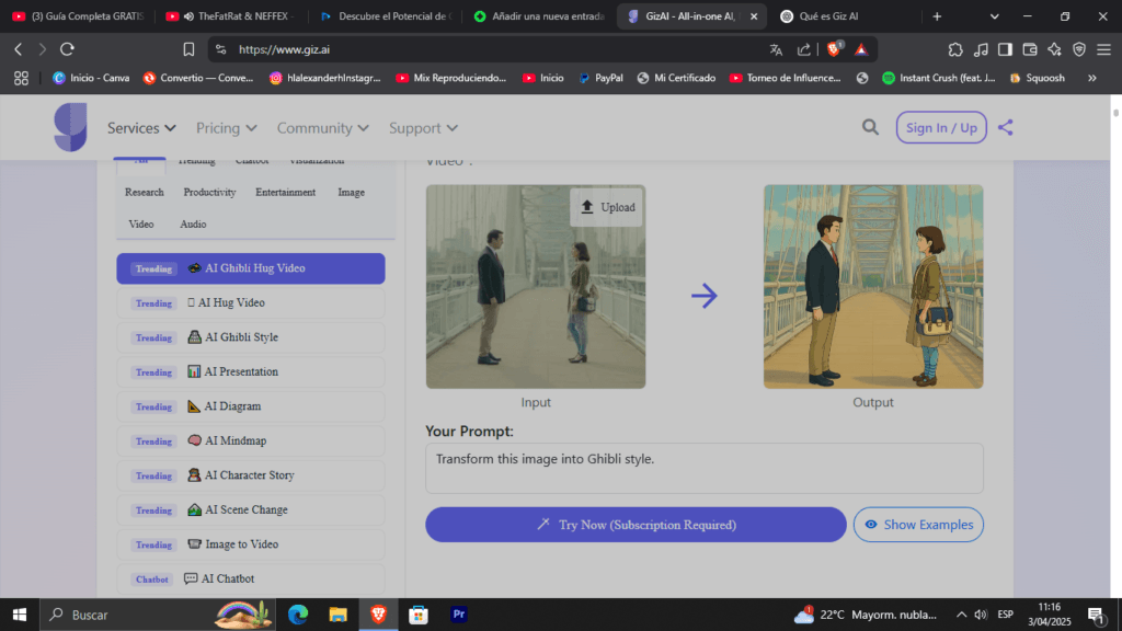 Descubre qué es Giz AI y cómo utilizarlo para generar imágenes y videos con IA. Explora sus herramientas de edición, mejora visual y automatización para crear contenido en segundos