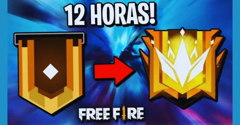 Free Fire: Como Subir Rápido A Gran Maestro 8 Imagen de un jugador en Free Fire alcanzando el rango Gran Maestro con estadísticas y medallas destacadas en pantalla