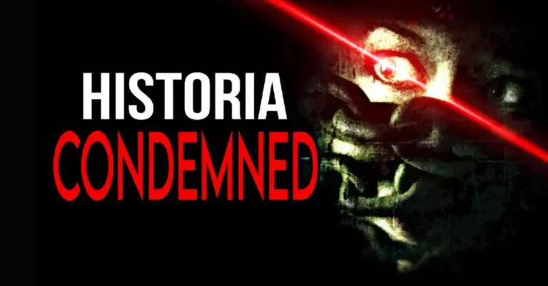 Imagen oscura y tensa del protagonista de Condemned: Criminal Origins explorando un pasillo deteriorado, con un arma improvisada en mano