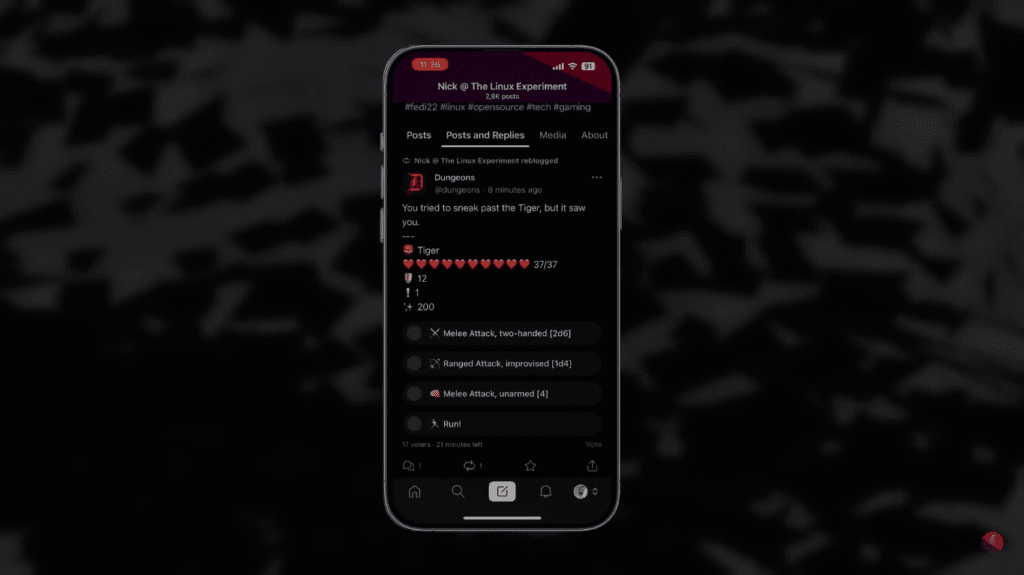 proceso de creación de un post en Mastodon, conocido como “toot”. Desde escribir el texto hasta añadir imágenes, emojis o encuestas, el editor de publicaciones es intuitivo y flexible