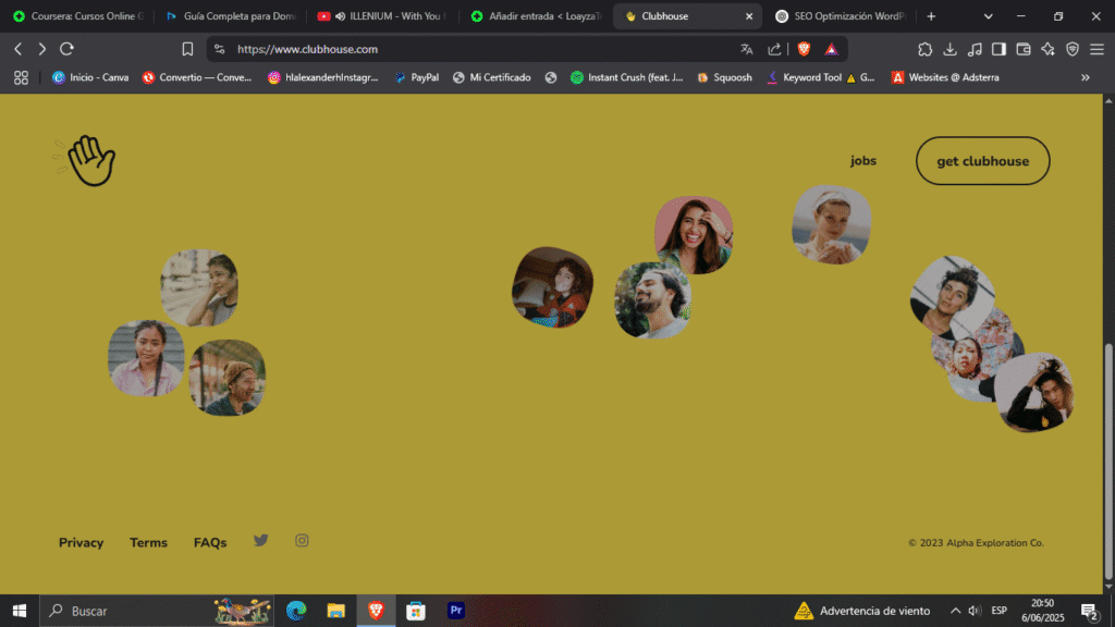Clubhouse, una aplicación de redes sociales basada en audio que ganó popularidad por su formato de salas en vivo
