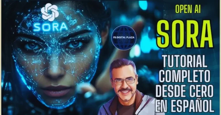 Interfaz de Sora mostrando herramientas para crear videos con inteligencia artificial