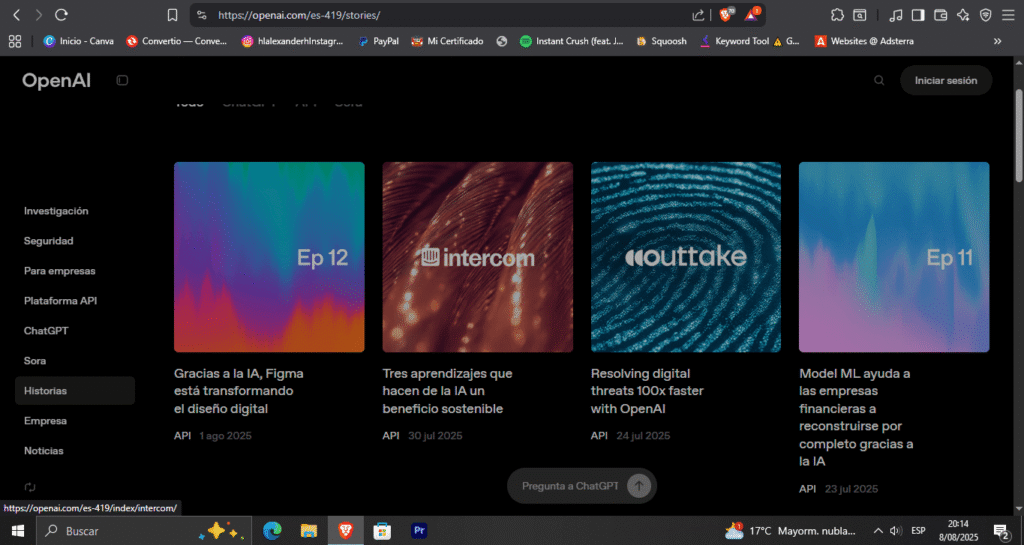  nuevas funciones de Sora AI, el modelo de OpenAI que ahora incorpora herramientas avanzadas como extensión de video, mezcla de escenas, storyboard y mejoras en la coherencia visual